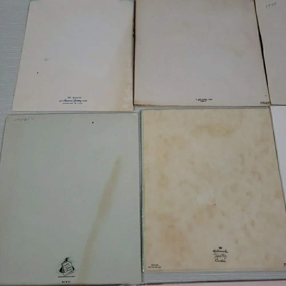 VTG Valentine Birthday Anniversary Cards 26 Used Norcross Gibson Hallmark MCM